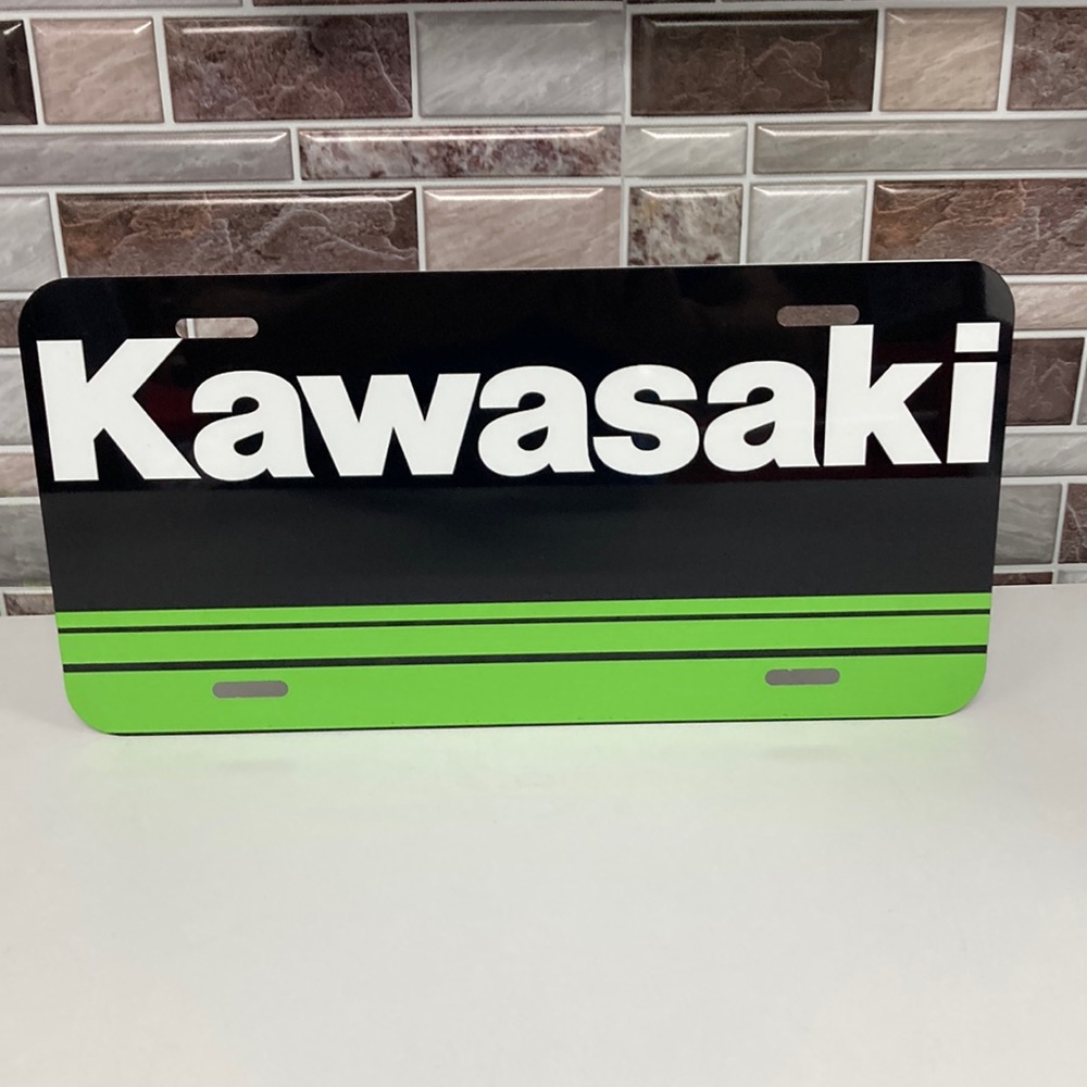 COPY - Kawasaki Logo License Plate